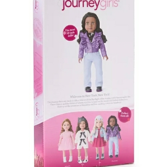 New! Journey Girls Purple Jacket, Black Top, Jeans And Black Boots Set - Picture 4 of 5